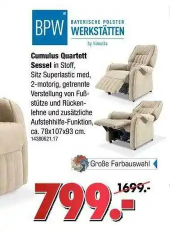 Franz Knuffmann Bpw Cumulus Quartett Sessel Angebot