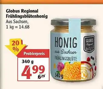 Globus Globus Regional Frühlingsblütenhonig Angebot