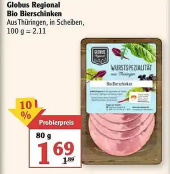 Globus Globus Regional Bio Bierschinken Angebot