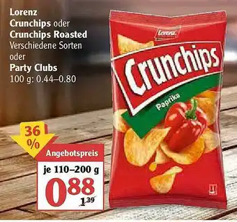 Globus Lorenz Crunchips Oder Crunchips Roasted Angebot