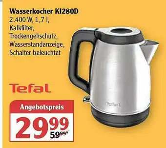 Globus Wasserkocher Ki280d Tefal Angebot