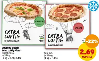 PENNY GUSTAVO GUSTO Extra Luftig Pizza Margherita 310 g Angebot