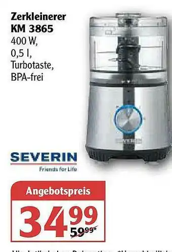 Globus Severin Zerkleinerer Km3865 Angebot