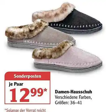 Globus Damen-hausschuh Angebot