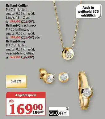 Globus Glory Brillant-collier, -ohrschmuck Oder -ring Angebot