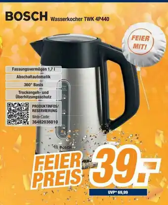 Expert Bening Bosch Wasserkocher Twk 4p440 Angebot