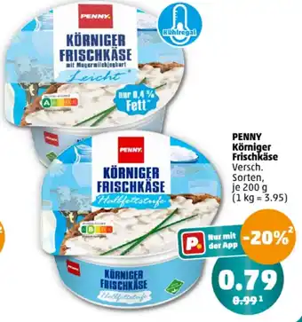 PENNY PENNY Körniger Frischkäse 200 g Angebot