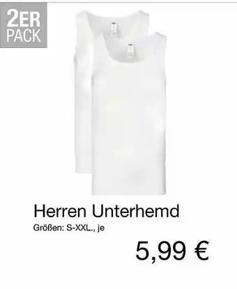 KiK Herren Unterhemd Angebot