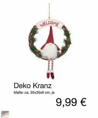 KiK Deko Kranz Angebot