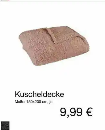 KiK Kuscheldecke Angebot