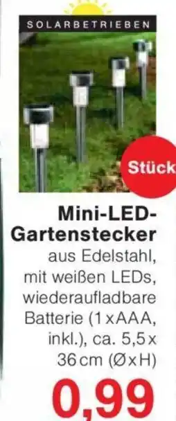 Jawoll Mini-LED- Gartenstecker Angebot