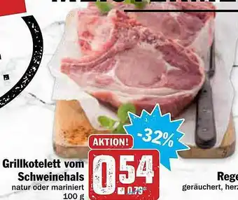 AEZ Grillkotelett Vom Schweinehals Angebot