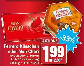 AEZ Ferrero Küsschen Oder Mon Chéri Angebot