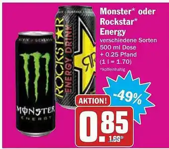 AEZ Monster Oder Rockstar Energy Angebot