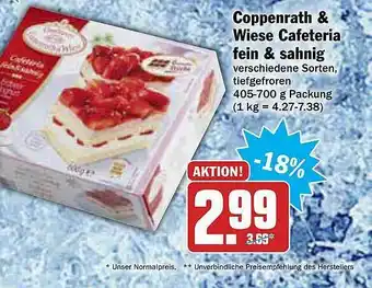 AEZ Coppenrath & Wiese Cafeteria Fein & Sahnig Angebot