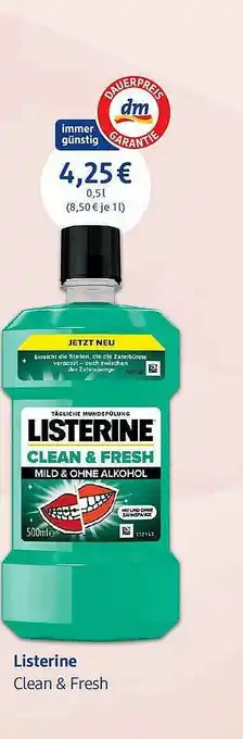 dm drogerie Listerine Angebot