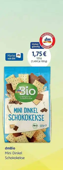 dm drogerie Dmbio Mini Dinkel Schokokekse Angebot