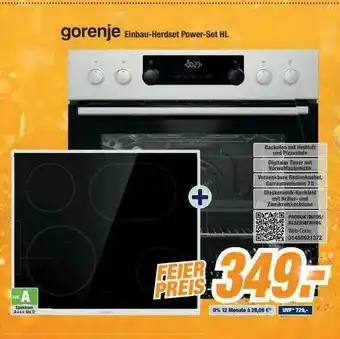 Expert Bening Gorenje Einbau-herdset Power-set Hl Angebot