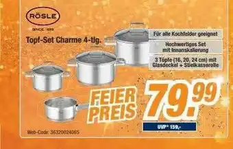 Expert Bening Rösle Topf-set Charme 4-tlg Angebot