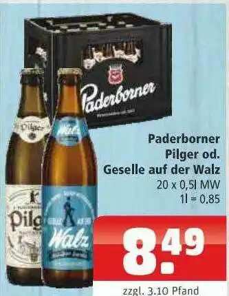 Getränkehaus Paderborner Pilger Oder Geselle Auf Der Walz Angebot