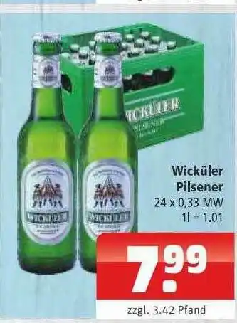 Getränkehaus Wicküler Pilsener Angebot