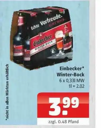 Getränkehaus Einbecker Winter-bock Angebot