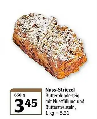 Globus Nuss-striezel Angebot