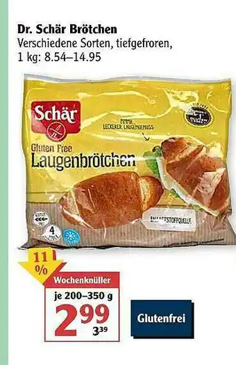 Globus Dr Schär Brötchen Angebot