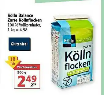 Globus Kölln Balancee Zarte Köllnflocken Angebot