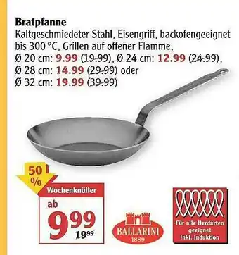 Globus Bratpfanne Ballarini Angebot