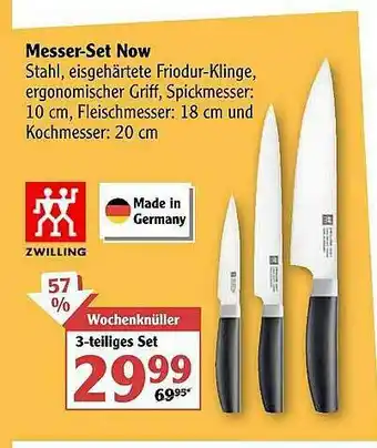 Globus Messer-set Now Zwilling Angebot