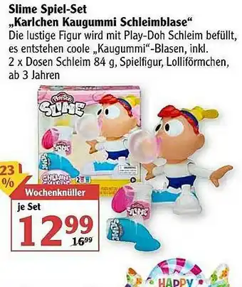 Globus Slime Spiel-set „karlchen Kaugummi Schleimblase ” Angebot