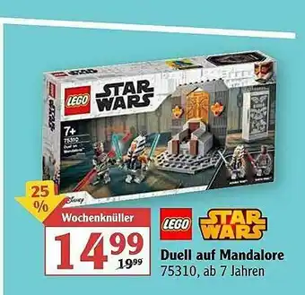 Globus Lego Star Wars Duell Auf Mandalore Angebot