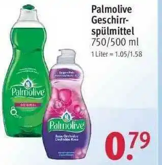 Rossmann Palmolive Geschirr Spülmittel Angebot