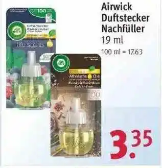 Rossmann Airwick Duftstecker Nachfüller Angebot