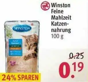 Rossmann Winston Feine Mahlzeit Katzennahrung Angebot