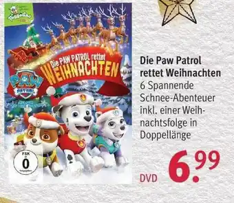 Rossmann Die Paw Patrol Rettet Weihnachten Angebot