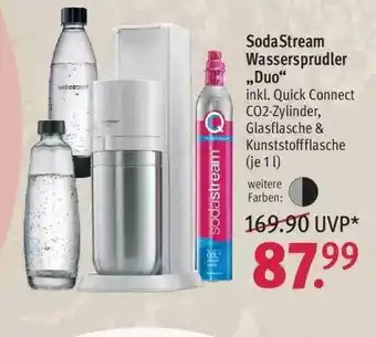 Rossmann Soda Stream Wassersprudler „duo” Angebot