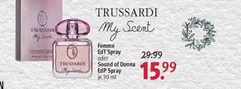 Rossmann Trussardi My Scent Femme Edt Spray Oder Sound Of Donna Edp Spray Angebot