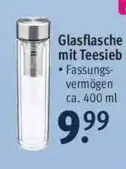 Rossmann Glasflasche Mit Teesieb Angebot