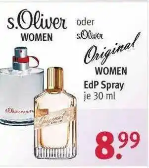 Rossmann S. Oliver Women Oder S.oliver Original Women Edp Spray Angebot