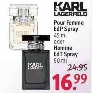 Rossmann Karl Lagerfeld Pour Femme Edp Spray Oder Homme Edt Spray Angebot