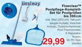 Jawoll Bestway Flowclear Poolpflege-Komplett Set für Poolgrößen bis 396 cm Angebot