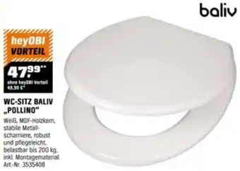 OBI BALIV WC-SITZ „POLLINO" Angebot