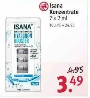 Rossmann Isana Konzentrate Angebot