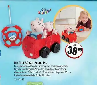 Vedes My First Rc Car Peppa Pig Revellino Angebot