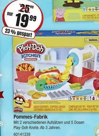 Vedes Pommes-fabrik Play-doh Angebot