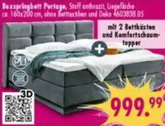 Möbel Boss Boxspringbett Portage Angebot