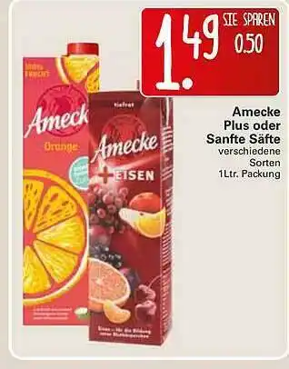 WEZ Amecke Plus Oder Sanfte Säfte Angebot