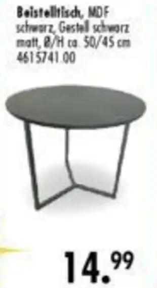 Möbel Boss Beistelltisch Angebot